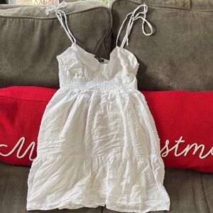 Vintage White Casual Dress